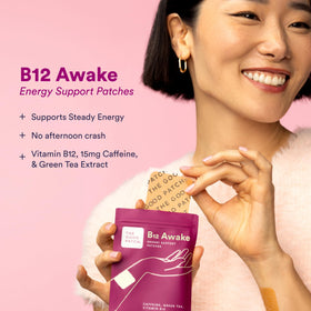Pochette refermable contenant 4 patches B12 Awake