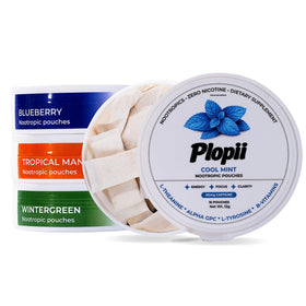 Pochettes Plopii Nootropiques saveur menthe fraîche