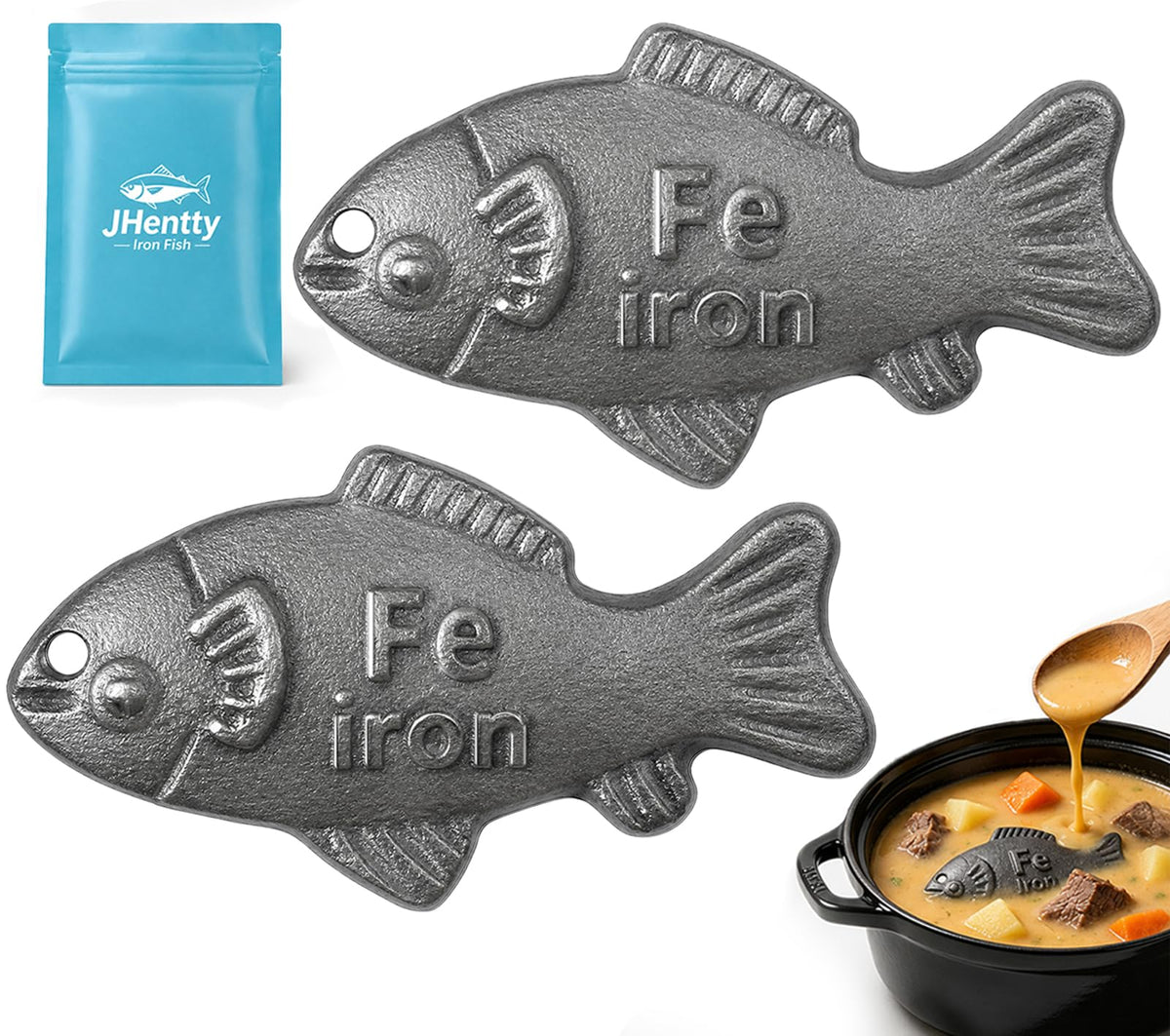 Poisson en Fer JHentty vue de face avec détails de fabrication