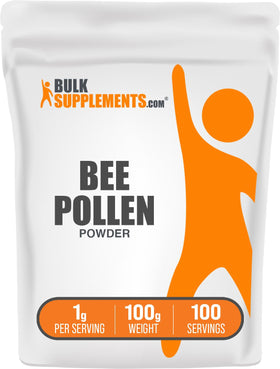 Pollen d'abeille en poudre BulkSupplements 100g vue avant