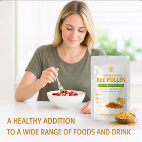 Pollen d'abeille ottoman organic 472g sur une table