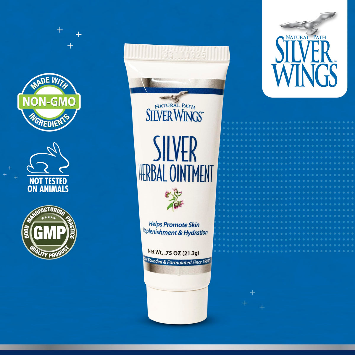 Pommade Natural Path Silver Wings argent colloïdal 250ppm arrière