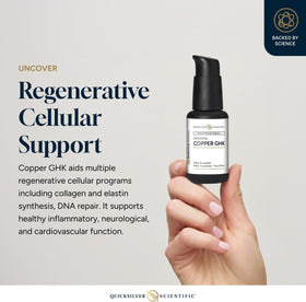 Pompe du complément Cuivre GHK Liposomal Quicksilver Scientific