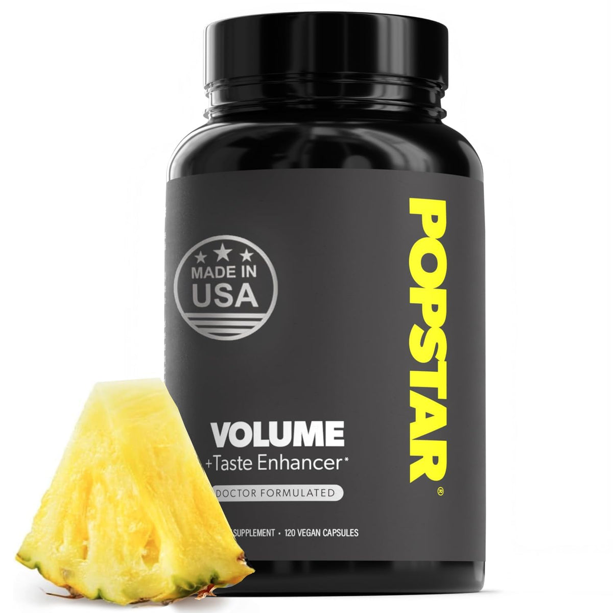 POPSTAR Complément Alimentaire Volume Seminal 120 Capsules vue avant