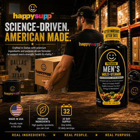 Portion de complément alimentaire liquide HappySupp dans un verre