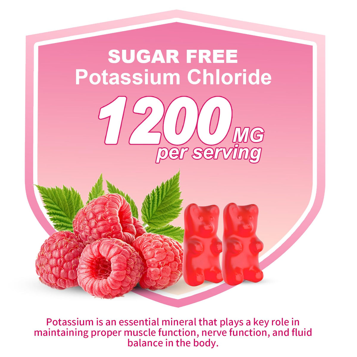 Portion de Gummies de Potassium YUULAI dans une main