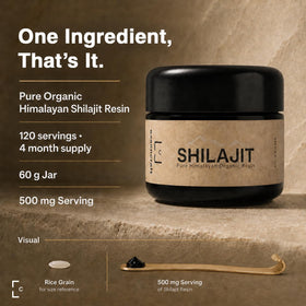 Pot de 60g de résine de shilajit Himalayen bio Essencraft