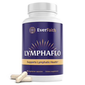 Pot de capsules EVERFAITH LymphaFlo 60 capsules vue de face