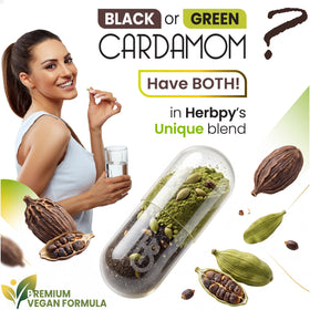 Pot de capsules Herbpy 4-en-1 avec couvercle ouvert