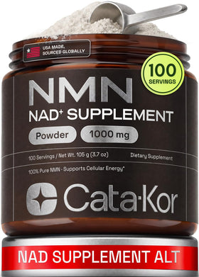 Pot de Cata-Kor NMN 1000 mg en poudre vue de face