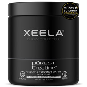 Pot de créatine en poudre XEELA 308g vue de face