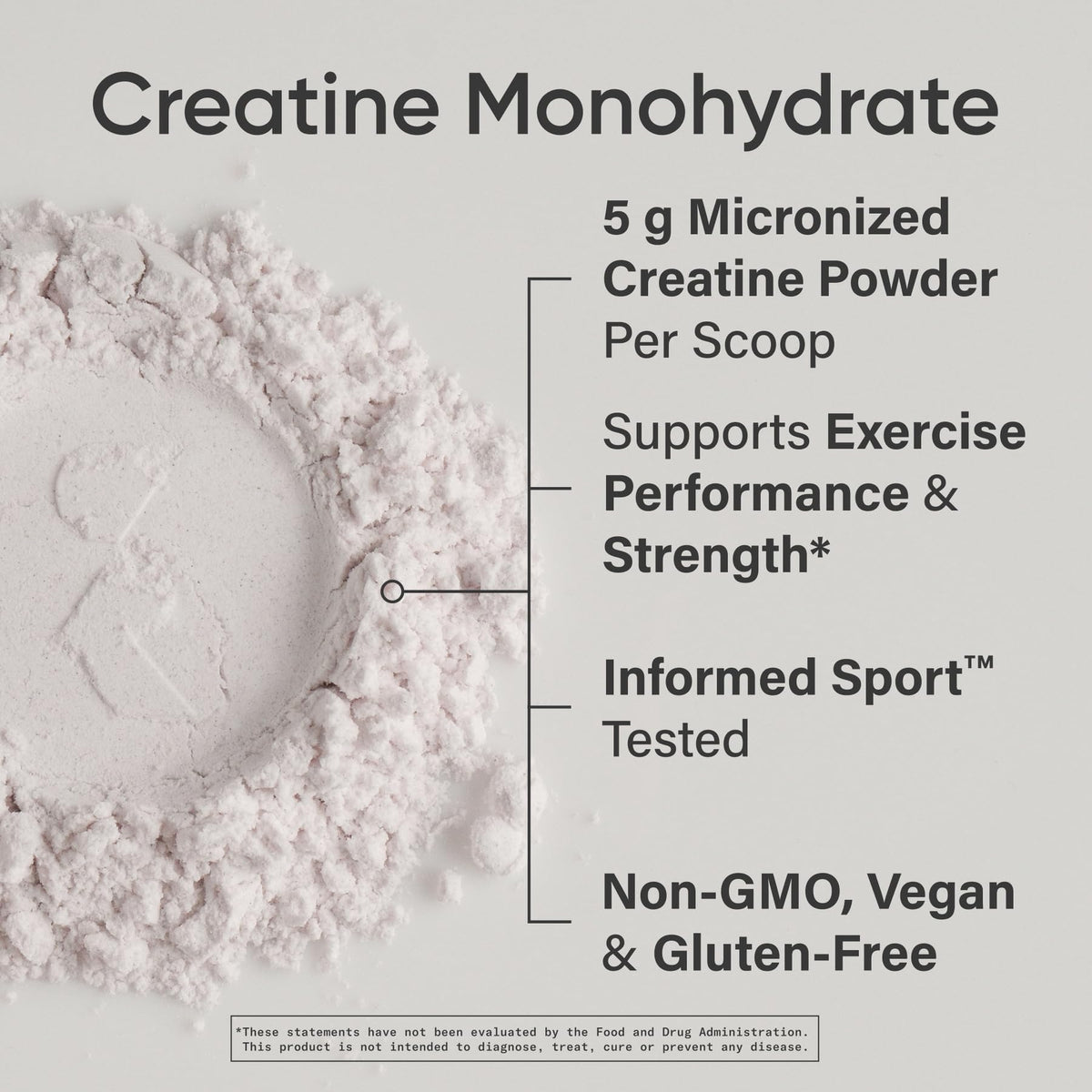 Pot de créatine monohydrate Sports Research avec des fruits