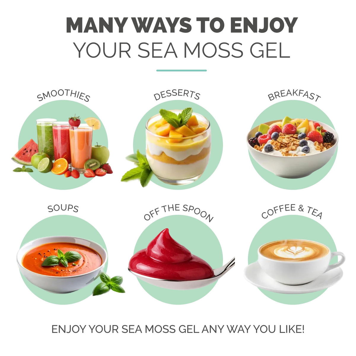 Pot de gel de mousse marine irlandais EverSmith Organics sur une table