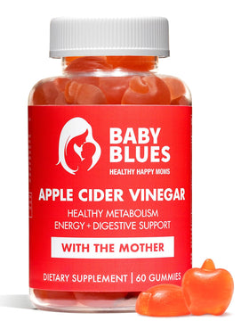 Pot de gummies Baby Blues au vinaigre de cidre de pomme, 60 unités