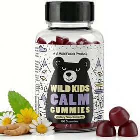 Pot de gummies calmes Wild Foods pour enfants, 60 pièces