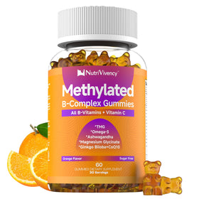 Pot de gummies complexe B méthylé NutriVivency 60 Ct