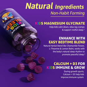 Pot de gummies de sommeil LILICARE ouvert avec gummies visibles