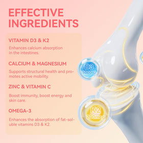 Pot de gummies de vitamine D3 K2 Agumoon avec étiquette visible