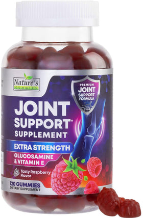 Pot de gummies glucosamine Nature's Gummies 120 unités vue de face