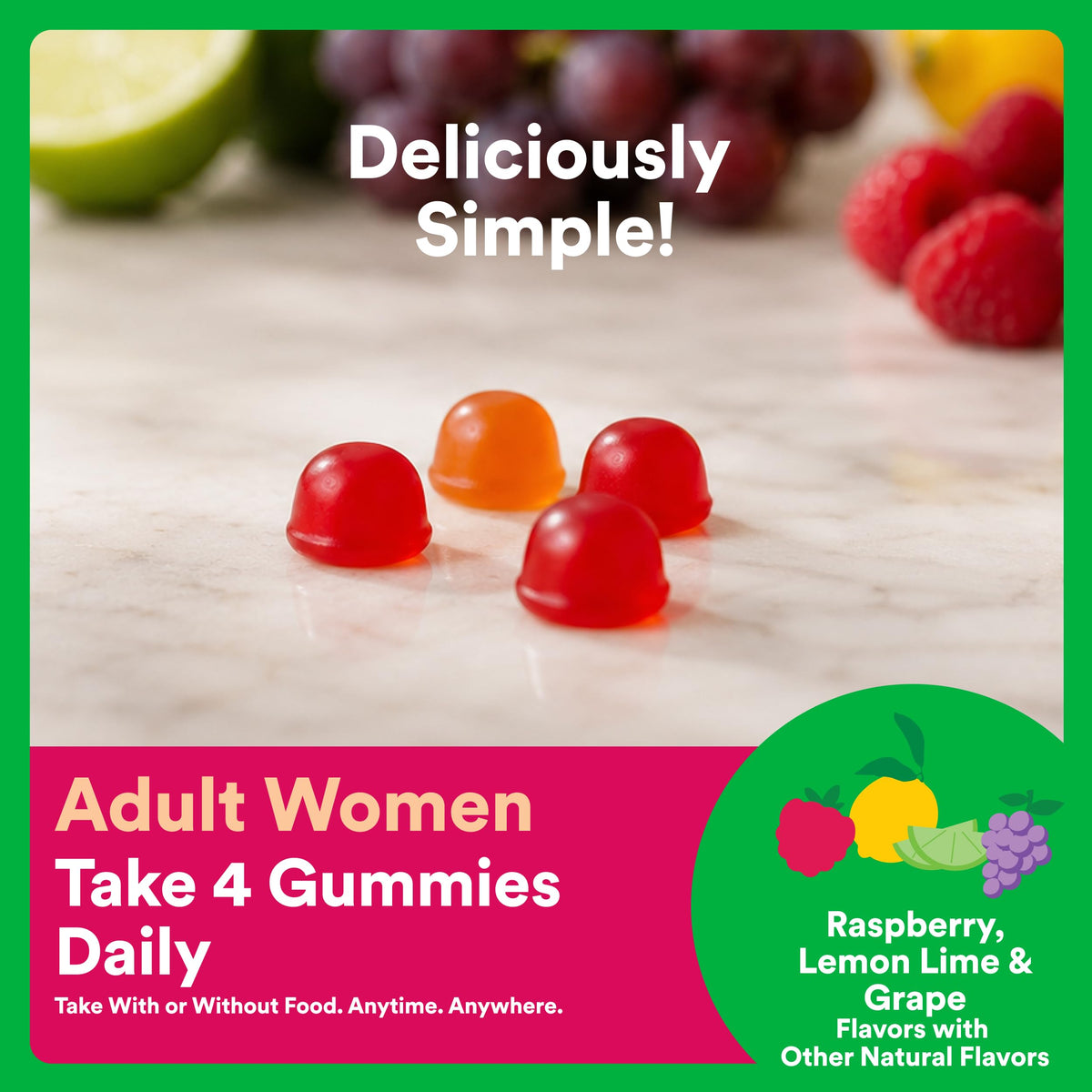 Pot de Gummies Multivitamines Femmes SmartyPants ouvert
