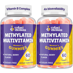 Pot de gummies multivitaminés methylés pour femmes Vylarithonixa, 120 unités