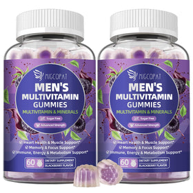 Pot de gummies multivitamines Migcopat pour hommes, 60 gummies