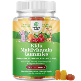 Pot de gummies multivitamines Natures Craft pour enfants, 180 pièces