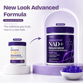 Pot de gummies NAD+ Shailee 1000mg avec étiquette