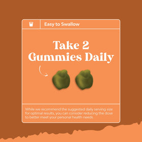 Pot de gummies Natures Craft avec étiquette visible