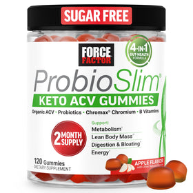 Pot de gummies ProbioSlim à la pomme de Force Factor, 549g