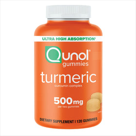 Pot de gummies Qunol Curcuma 500mg vue de face