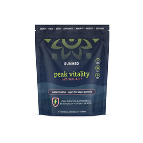 Pot de gummies Shilajit Himalayen SUNMED, 132g, vue de face