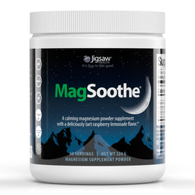 Pot de Jigsaw Health MagSoothe Poudre de Magnésium Glycinate 408g
