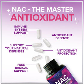 Pot de NAC 1200 mg de Hello Lovely! ouvert avec gélules visibles