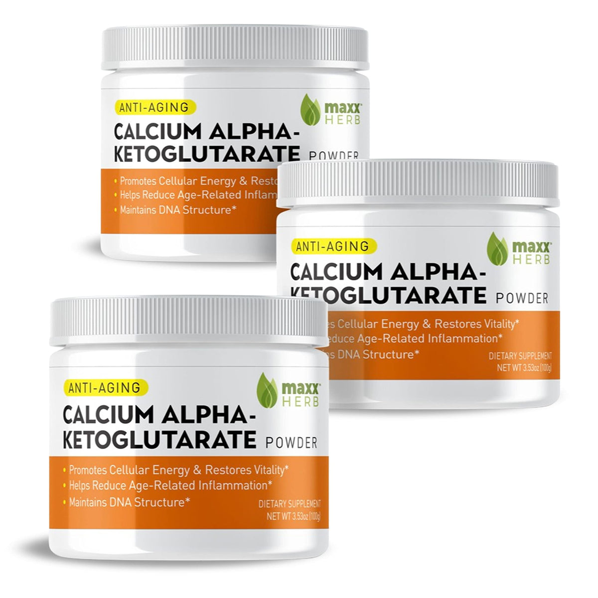 Pot de poudre de Calcium AKG Maxx Herb vue de face