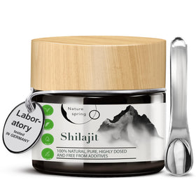 Pot de résine de Mumijo Shilajit Nature spring 30g en verre