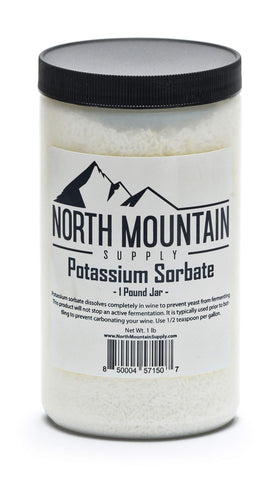 Pot de sorbate de potassium alimentaire de 540g vue de face