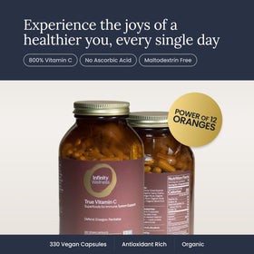 Pot de vitamine C Infinity Greens avec lumière naturelle