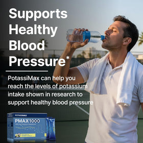 PotassiMax PMAX1000 Complément Alimentaire Potassium 1000 mg vue de côté