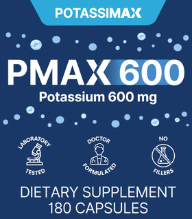 PotassiMax PMAX600 avec un cadre santé sur fond neutre