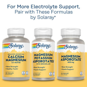 Potassium Asporotate SOLARAY avec des éléments naturels autour
