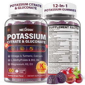 Potassium Citrate & Gluconate Gummies Nextdia boîte vue avant