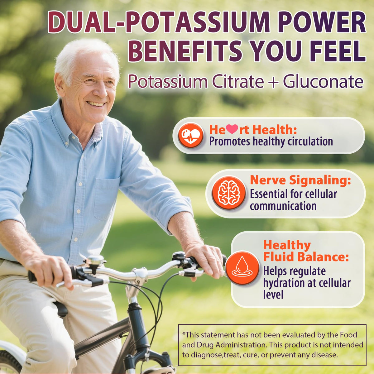 Potassium Citrate & Gluconate Gummies Nextdia sur une table en bois