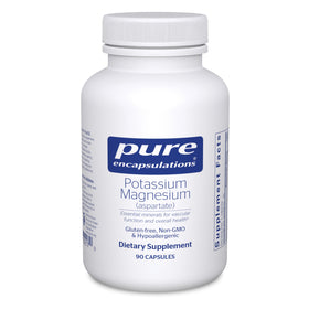 Potassium Magnesium Pure Encapsulations 90 capsules front view