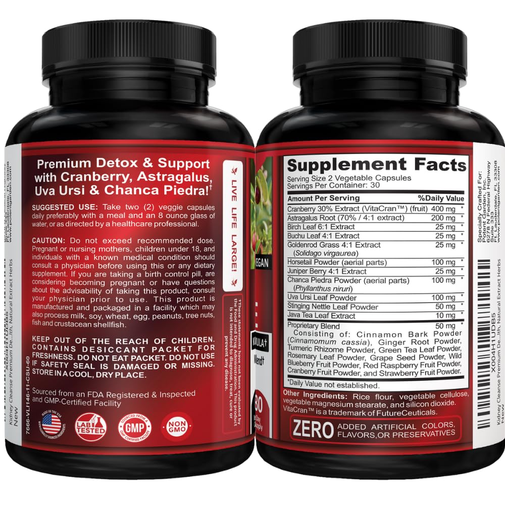 Potent Garden complément alimentaire 60 capsules végétales, prise quotidienne