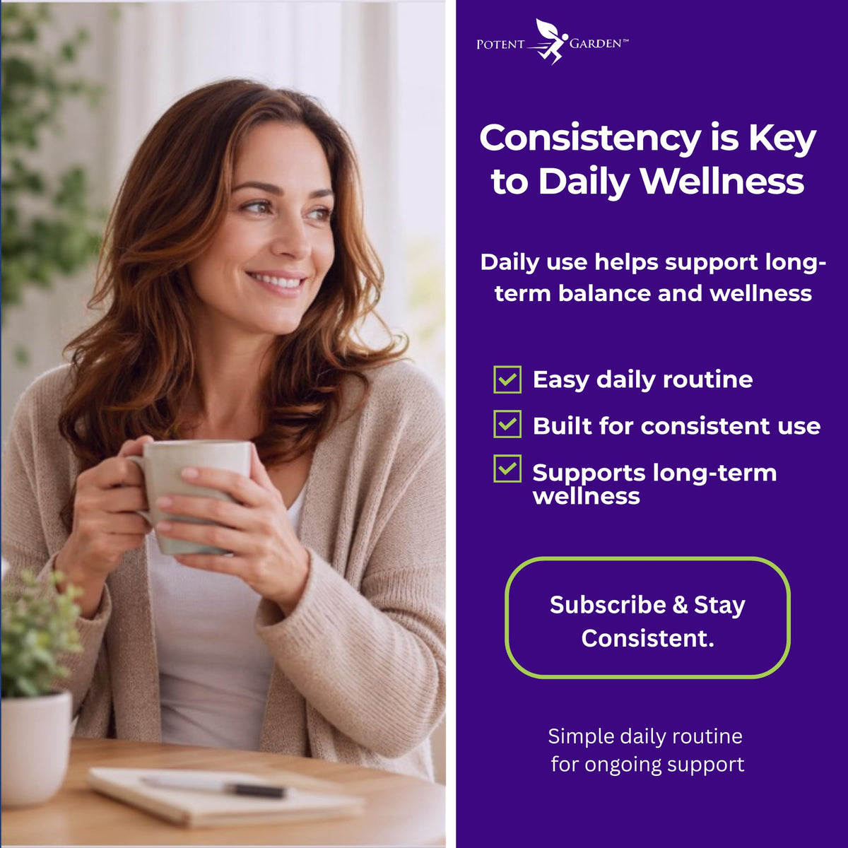 Potent Garden Complex Candida flacon avec bouchon