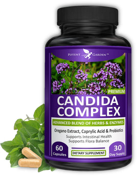 Potent Garden Complex Candida flacon de 60 gélules