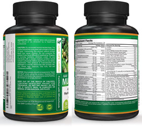 Potent Garden Multivitamines, présentation des comprimés sur une table