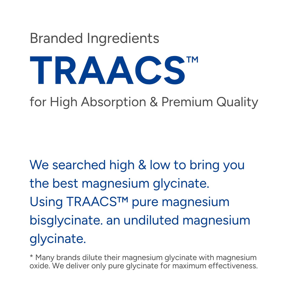 Potent Nutri capsules de magnésium bisglycinate avec un verre d'eau