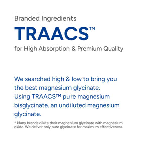 Potent Nutri capsules de magnésium bisglycinate avec un verre d'eau